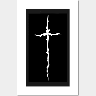 Gothic Christian Cross Posters and Art